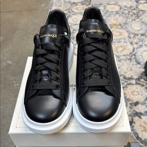 Alexander McQueen Black and White Men's Sneakers